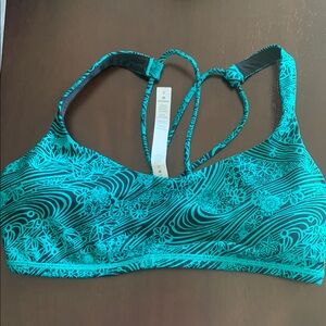 Lululemon Blue Sports Bra with Racerback Design